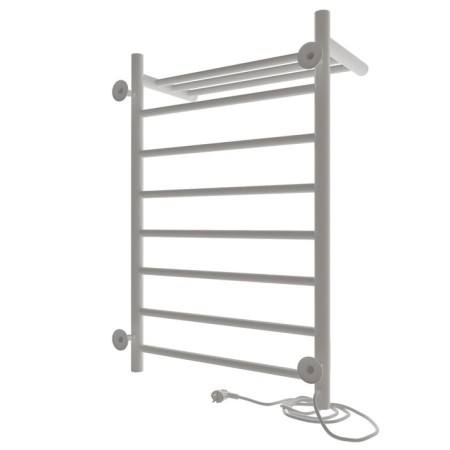 The electric heated towel "Sanprise" Aurora P8, 500x800 mm, left, white-5