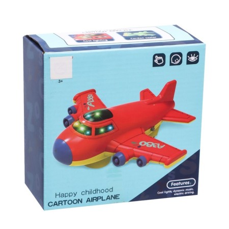 The aircraft "liner", light and sound, works from batteries, color mix-4