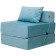 Walked armor-bed "Essen", velor fabric, mint color