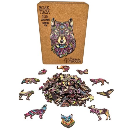 Figure puzzle "Wolf"-3