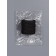 The bandage tape for the tattoo machine, 5 cm × 5 m, black color