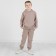 Hoody for boys, height 146 cm, cappuccino color
