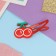 Invisibility for hair "Adele" (set 2 pcs) cherry, 5.5 cm, red