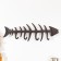 Hooks decorative cast iron "fish skeleton" 46x16 cm