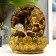 The desktop fountain from the network, the backlight "Golden Ganesh at the fountain with patterns" 26x20.5x15 cm