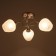 Chandelier 1085/3SL 40W E27 silver 54x54x24 cm Bayerlux