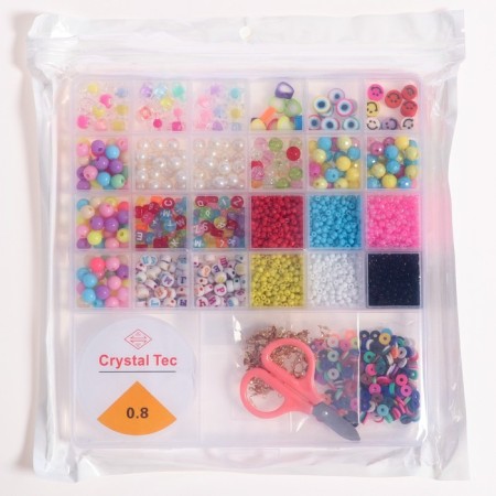 Set for creating jewelry "Assorted" beads/beads, fishing line, accessories-12