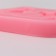 Mold Dolyana "Squirrels and nuts", silicone, 10 × 7 × 1.5 cm, pink color
