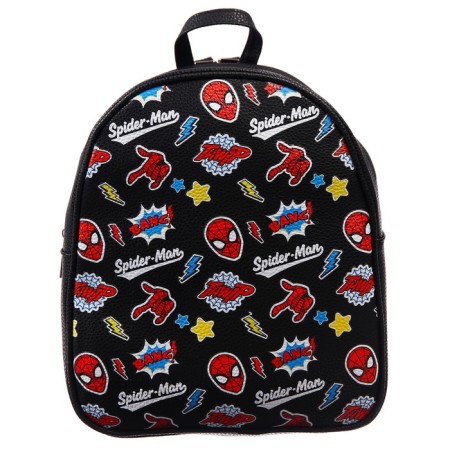Open-leather backpack, 23 cm x 10 cm x 27 cm "Supider-Men", Spider-Man-3