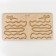 Puzzle interhemispheric board "Waves and a large spiral"