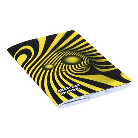 Note book A5, 56 sheets "Abstraction", cardboard cover, lamination "SOFT-Tach", selective UV-LK, Block 65g/m2-1