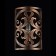 Bra Rustika 1x60W E14 Brown 18x10x27cm
