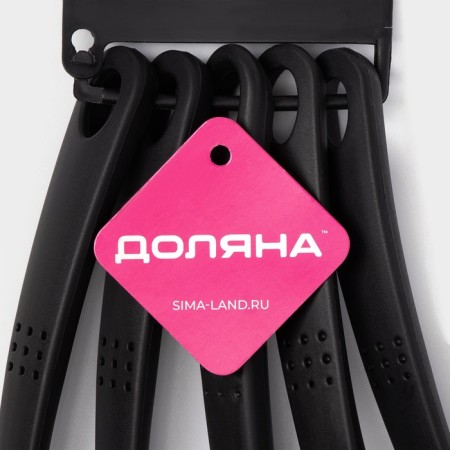 A set of kitchen supplies of the “Point”, 5 objects, Black color-6
