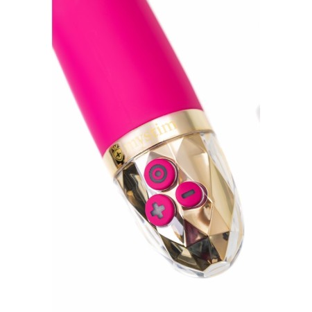 Vibrator Mystim Sleak Freak, 14.5 cm, silicone, red color-4