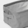 Storage basket with handles LadOM, 23 × 16 × 12 cm, color gray color