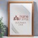Photo frame Pine C15 21x30 cm, brown (plastic screen)