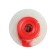 Mini-leaf scrap, polyamide, 75 mm, handle d = 6 mm, d = 16 mm, pile 10 mm