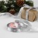 Satsis tape "Snowflakes", 15 mm, 23 ± 1 m, color gray No. 59