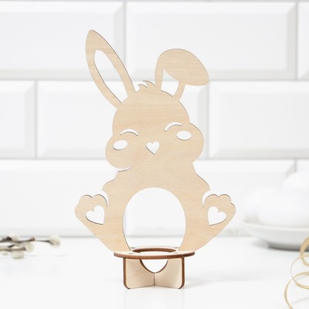 The stand for 1 egg “Rabbit”, 12.8 x 20.6 x 6.5 cm.-2