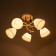 Adelela chandelier 5he27 40W white-gold 65x65x26 cm Bayerlux