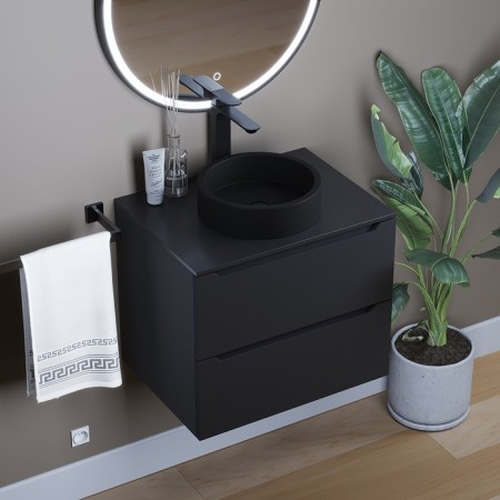 Sink uperwood Round, invoice, 34 cm, round, black-2