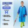 Children's raincoat "Machine", size M (110-120 cm)