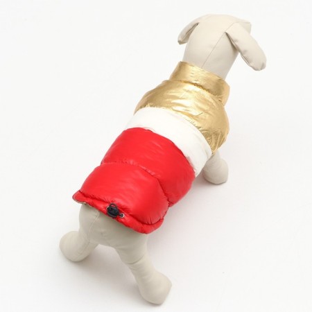 Jacket for dogs with weighting size 14 (DS 32, OG 42, Osh 31), gold-red-2