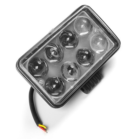 Fog Farah, 12 V, 8 LED, IP67, 6000 K, directed light