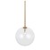 Suspension lamp Maytoni Mod172PL-01BS, 1xG4, 20W, 20x20x381.3 cm, brass color