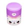 Mechanical sharpener with a container, a violet cat