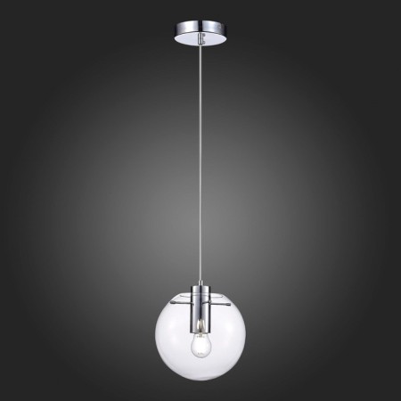 STL LUCE Sus. SL1056.103.01. Noor. 1x60 W, E27, 20x20x160 cm, chromium color-2