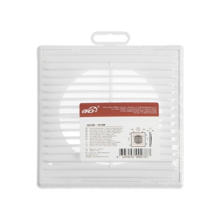 Ventilation ERA 1515 P, 150x150 mm, with a grid, detachable-3