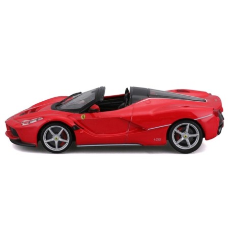 BBURAGO Ferrari Laferrari Aperta, Die-Cast, 1:43 machine, Red color-4