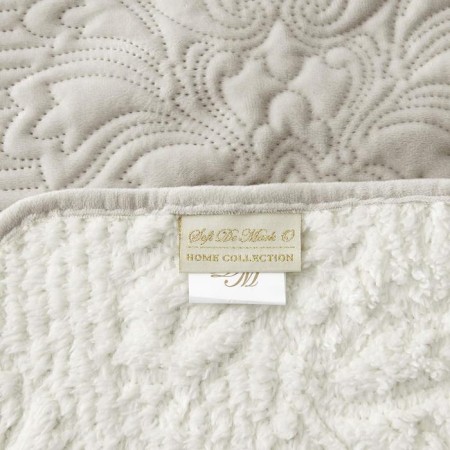 Vivaldi bedspread, size 160x220 cm, gray color-6