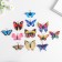 Magnet Plastic "Butterfly Blostka" set 12 pcs mix