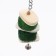 A toy with a carapace of karakatitsa, lufu and bell, 20 x 5 cm, green