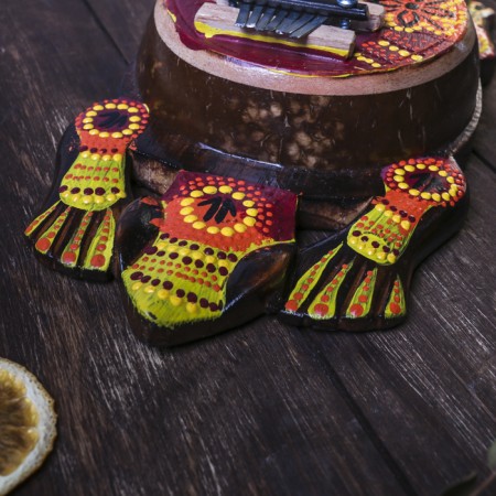 Musical instrument "Kalim Geckon" 30x14x6 cm-3