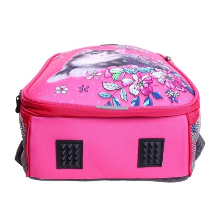 School backpack 38 x 30 x 16 cm, ergonomic back, Stavia my cat-6