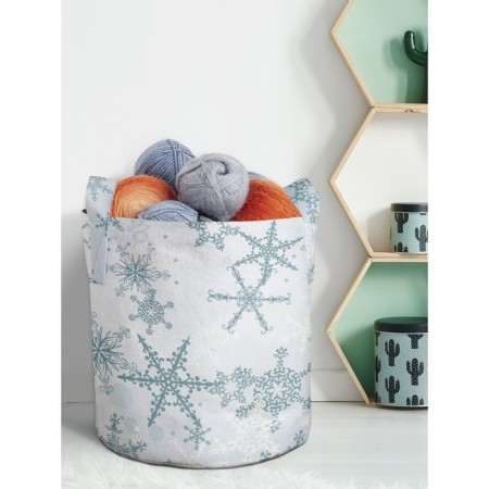 Textile bag "hooks", for storing things and toys, size 30x30 cm, 18.9 liters