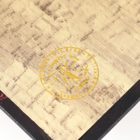 Safe-book wood to the leatherette "wine" 21x13x5 cm-5