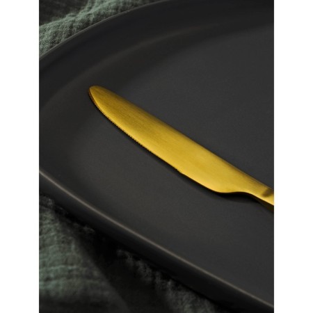 Stainless steel knife Magistro “Osska Standard”, length 21.3 cm, gold color-1