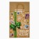 Package with the valve "New Year's Post", craft, glitter, 19.5 x 10 x 25 cm, New Year