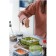Container for baking, storage and carrying of products in the Smart Solutions cover, green color, 640 ml
