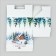 Box a gift New Year's folding "New Year's watercolor", 22 x 15 x 10 cm, New Year