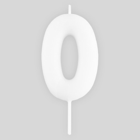 Свеча для торта, цифра «0» , светится в темноте, 4 х 10 см.-1