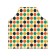 Apron of a kitchen with a photo print "Color combination with circles", adjustable, size OS