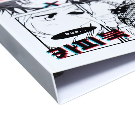 Folder on 2 rings A5 "Anime Comic", solid cover, glossy lamination-2
