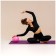 Yoga ball, 25 cm, 100 g, pink color