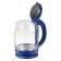 Electric kettle "Matryona" MA-154, glass, 1.8 l, 1500 watts, blue