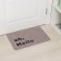Mat with a moisture -fingering shallow without a trim of a shares OH, HELLO, 40 × 60 cm, beige color